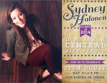 Sydney Halonen / Graduation announcement